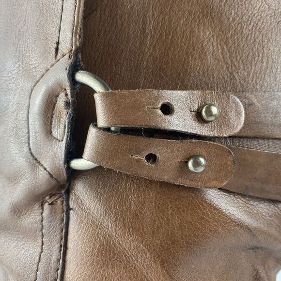 Cobb Hill Womens 10M Brown Leather Riding Boots Western Side Zip - Picture 14 of 16